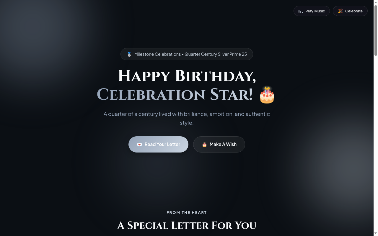 Quarter Century Silver Prime 25 Desktop Screenshot