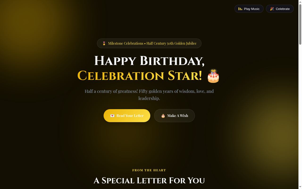Half Century 50th Golden Jubilee Desktop Screenshot