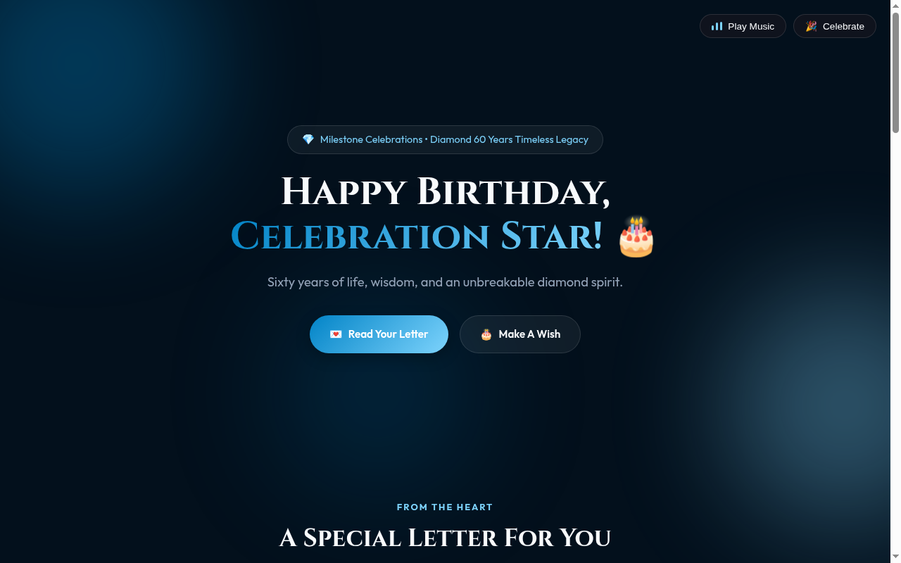 Diamond 60 Years Timeless Legacy Desktop Screenshot