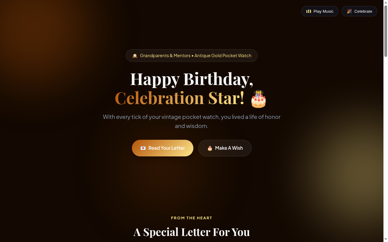 Antique Gold Pocket Watch Desktop Screenshot