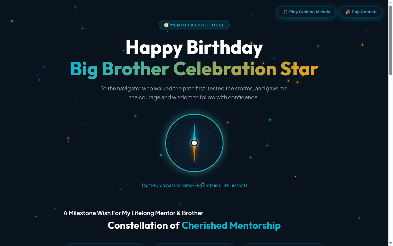 The Guiding Compass & Mentor Desktop Screenshot