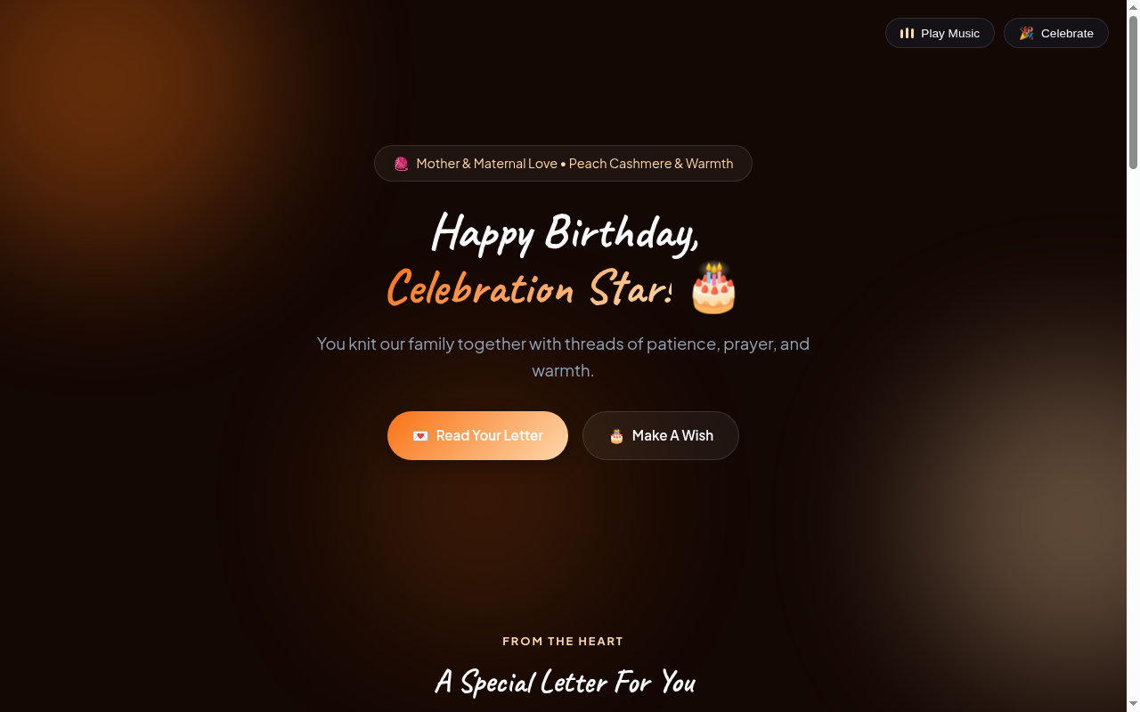 Peach Cashmere & Warmth Desktop Screenshot