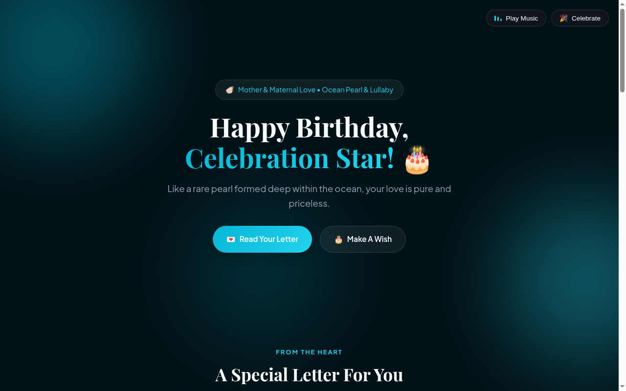 Ocean Pearl & Lullaby Desktop Screenshot