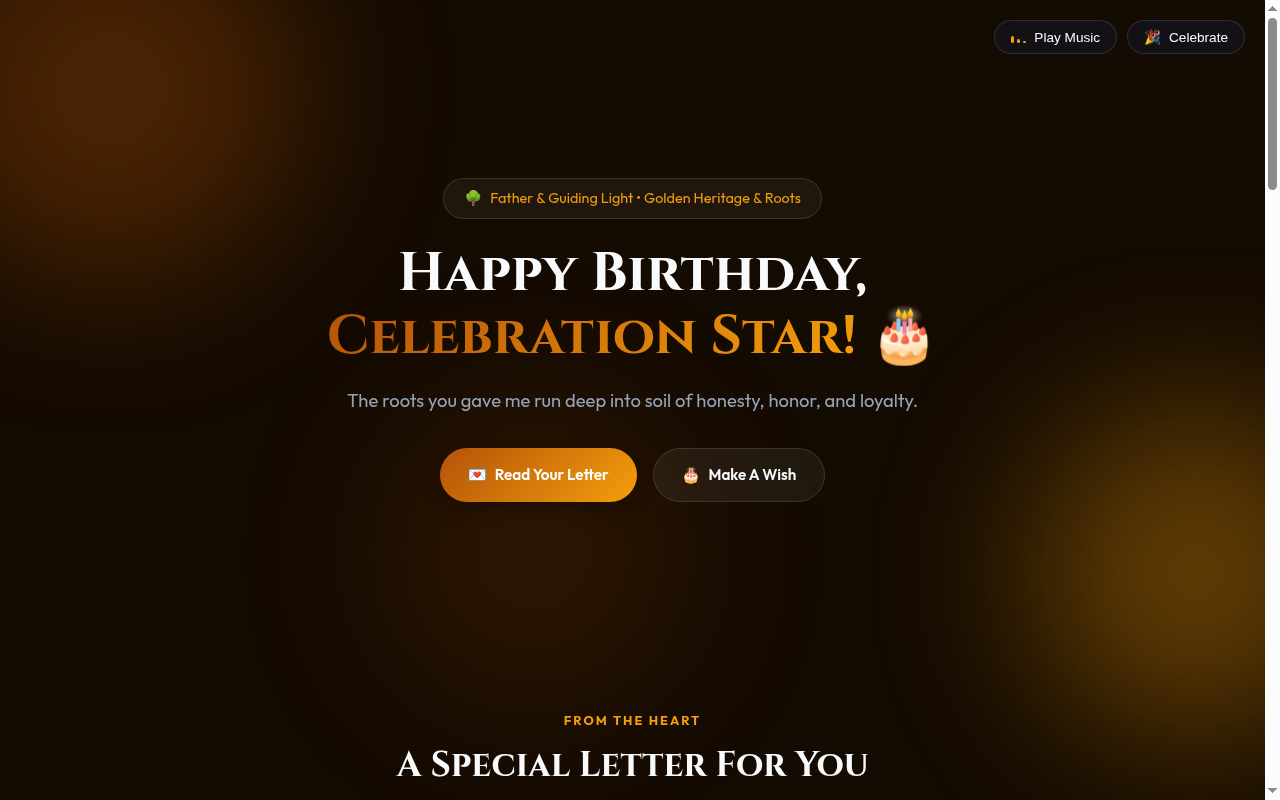 Golden Heritage & Roots Desktop Screenshot