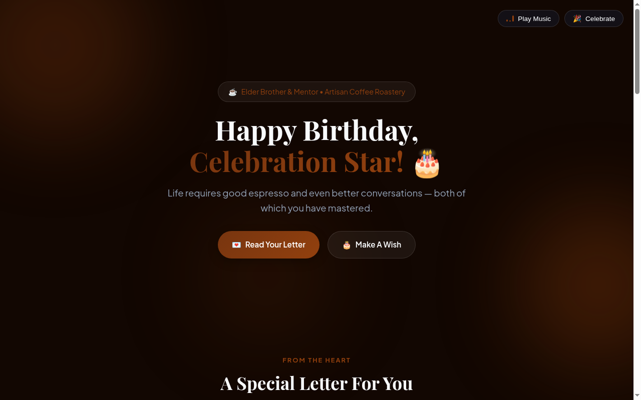 Artisan Coffee Roastery Desktop Screenshot