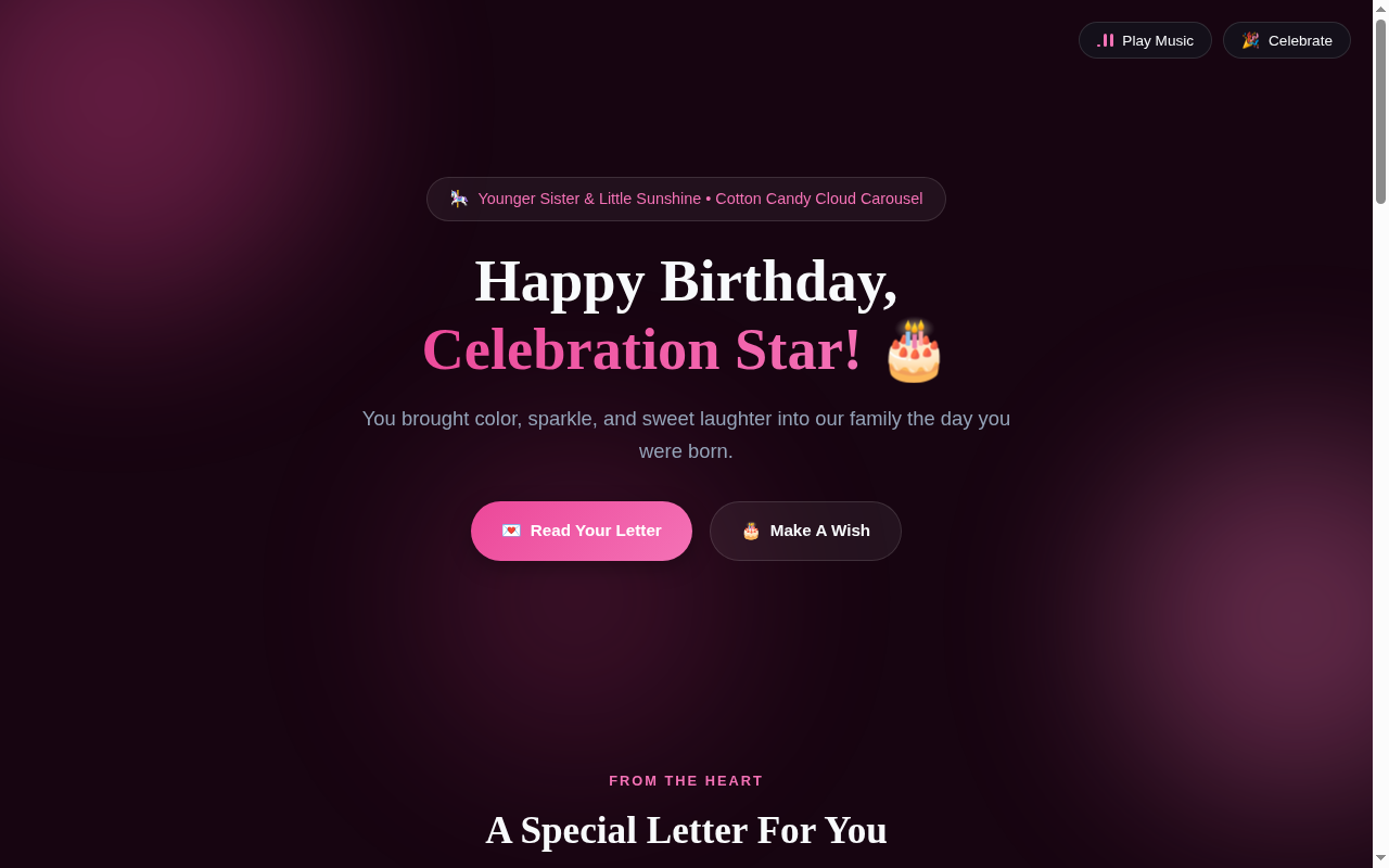 Cotton Candy Cloud Carousel Desktop Screenshot
