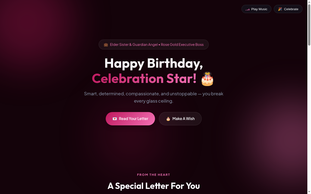 Rose Gold Executive Boss Desktop Screenshot